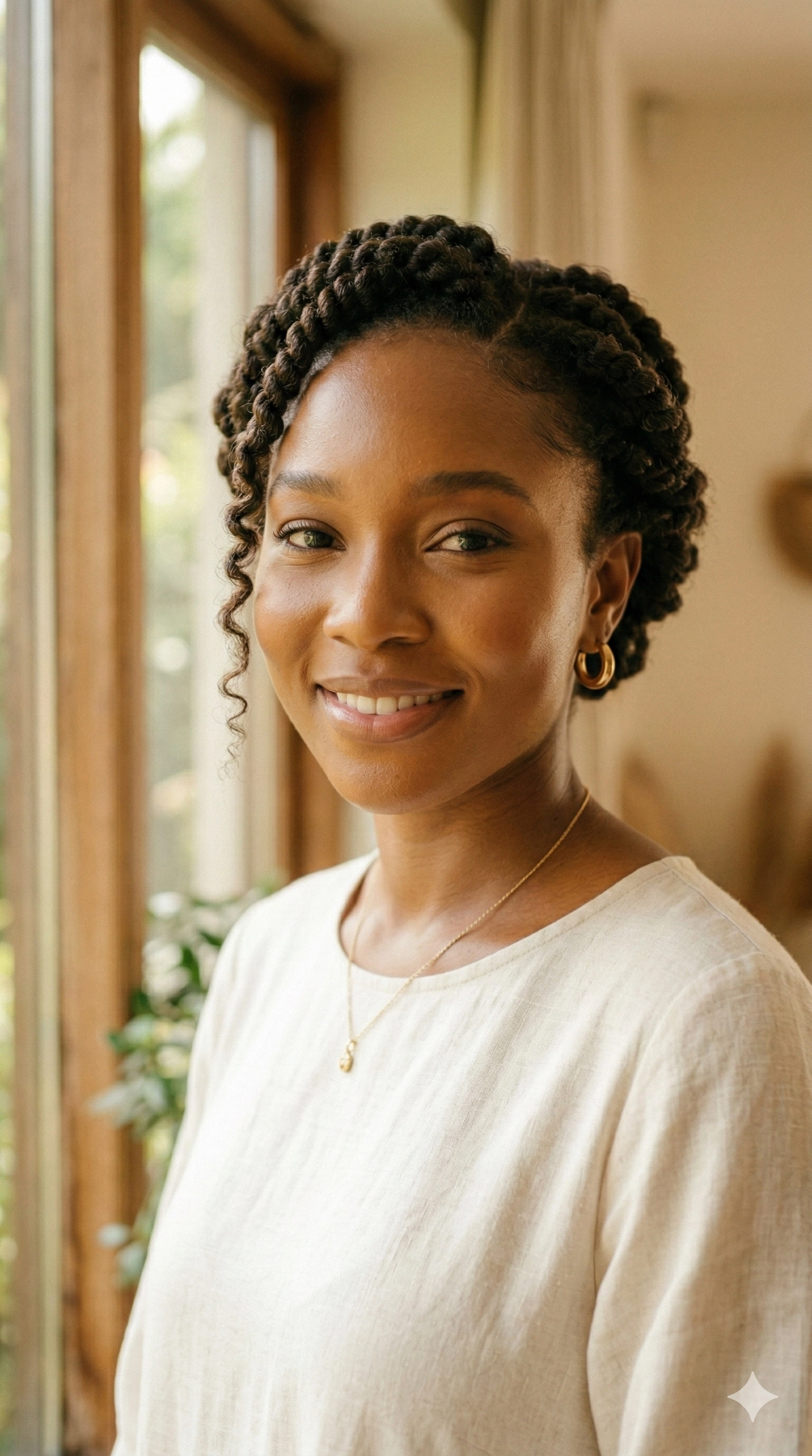 Natural light portrait
